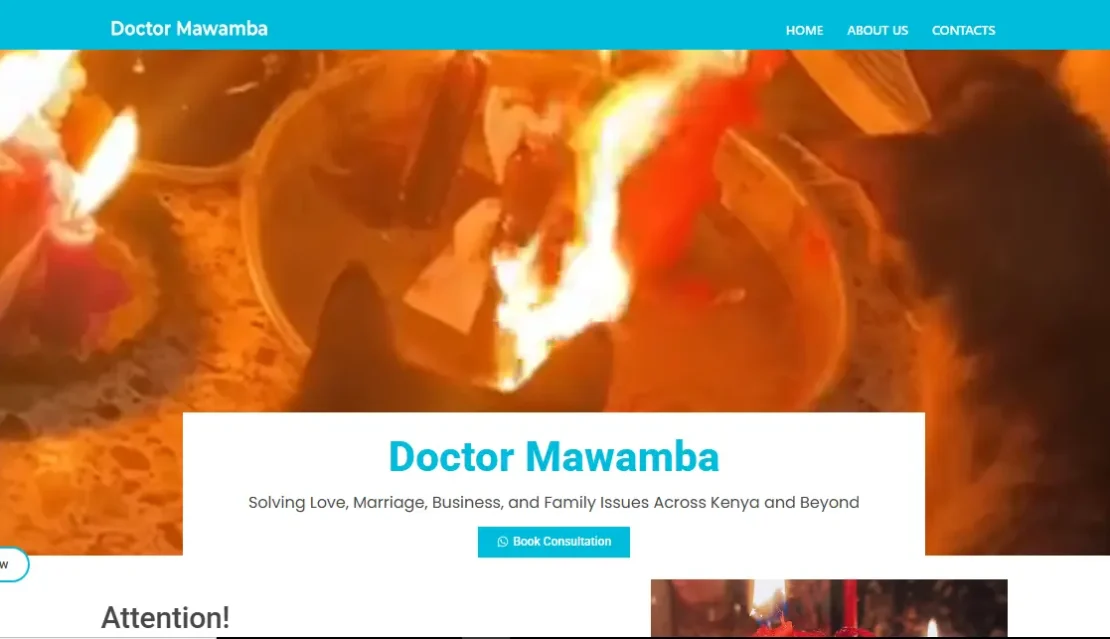Web Design Portfolio Kenya