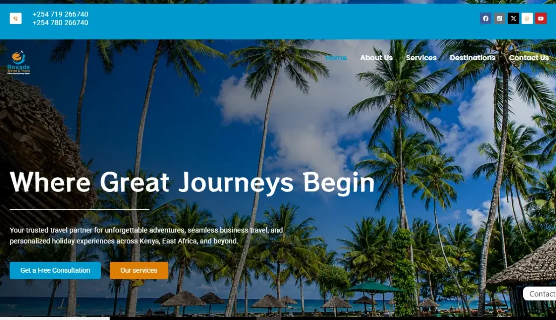 Website Design Projects Kenya